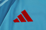 25-26 Flamengo Blue Kids Half Pull Tracksuit (童装)(半拉链)