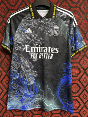 24-25 RMA Black Blue Special Edition Fans Soccer Jersey #闪电龙