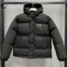 24-25 MF5 UA Black Hooded Cotton Coat #棉衣