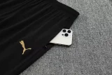 2025-26 Marseille Blue black Half Pull Tracksuit (半拉链）