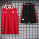 2025-26 Man Utd Red Tank top and shorts suit
