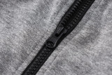 2024 NK Grey Hoodie Jacket Tracksuit #F586