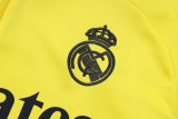 2025-26 RMA Yellow Kids Half Pull Tracksuit #E25114(童装)(半拉链)