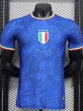 24-25 Italy Blue Special Edition Player Version Soccer Jersey