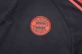 25-26 Bayern Dark gray Half Pull Tracksuit (半拉链)