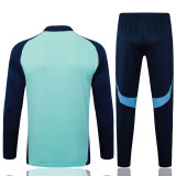 2025-26 ARS Light green Kids Half Pull Tracksuit#E2533(童装)(半拉链)