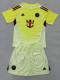 25-26 Inter Miami  Light Yellow GoalKeeper Kids Soccer Jersey