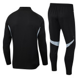 25-26 Argentina Black Half Pull Tracksuit (半拉链)
