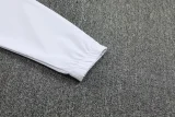 2025-26 PSG White Hoodie Jacket Tracksuit