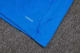 2025-26 RMA Lake blue Half Pull Tracksuit半拉链）