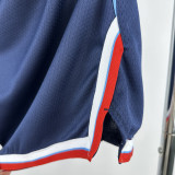 24-25 Clippers Blue City Edition Top Quality NBA Pants