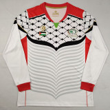 2016-2017 Palestina FC White Long Sleeve Retro Soccer Jersey (长袖)