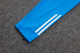 2025-26 RMA White Half Pull Tracksuit (半拉链）