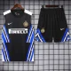 25-26 INT Black Tank top and shorts suit