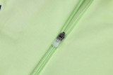 2025-26 RMA Light green Kids Half Pull Tracksuit#E2567(童装)(半拉链)