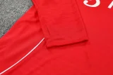 25-26 Man Utd Red Half Pull Tracksuit (半拉链)