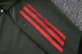 2025-26 Bayern Dark green Kids Half Pull Tracksuit#E2546(童装)(半拉链)