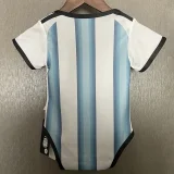 26-27 Argentina Blue White Baby Infant Crawl Suit