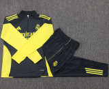 2025-26 RMA Dark gray Half Pull Tracksuit #B2563(半拉链）