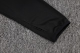 25-26 Germany Black Kids Half Pull Tracksuit #E25149(童装)(半拉链)