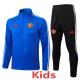 2025-26 Man Utd Fancy blue Kids Jacket Tracksuit#E25103(童装)