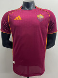 25-26 Roma Home Player Version Soccer Jersey