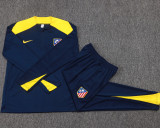 25-26 ATM Royal blue Half Pull Tracksuit #B2580(半拉链)