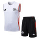 2025-26 Ajax White Tank top and shorts suit #D25150