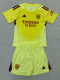 25-26 ARS Light Yellow GoalKeeper Kids Soccer Jersey