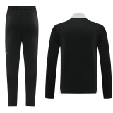 2024 AD Black Jacket Tracksuit #AJ18