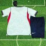 26-27 England Home Kids Soccer Jersey