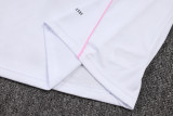 2025-26 JUV White Tank top and shorts suit #D25143