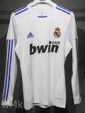 2010-2011 RMA Home Player Version 长袖球员 Long Sleeve Retro Soccer Jersey