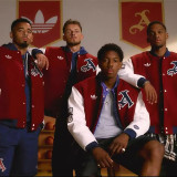 2025-26 ARS Brown Red Cotton Baseball Jacket