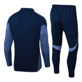 2025 AD Royal blue Half Pull Tracksuit #06(半拉链)
