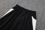 25-26 Portugal Black green Half Pull Tracksuit #B2507(半拉链)