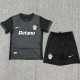 2025-26 Sporting Lisbon Black Kids Soccer Jersey