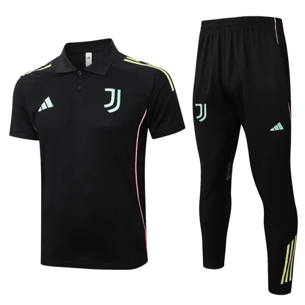 25-26 JUV Black Polo Tracksuit #C2550