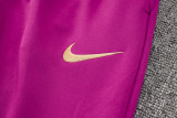 24-25 PSG Rose red Kids Half Pull Tracksuit (童装)(半拉链)