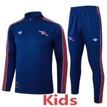 2025-26 ARS Royal blue Kids Half Pull Tracksuit#E2512(童装)(半拉链)