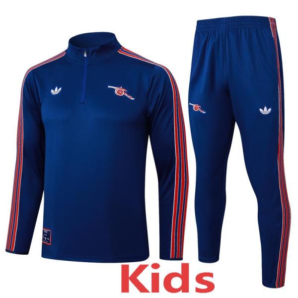 2025-26 ARS Royal blue Kids Half Pull Tracksuit#E2512(童装)(半拉链)