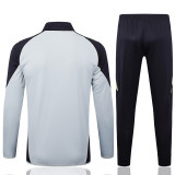 25-26 JUV Grey Black Jacket Tracksuit #A879