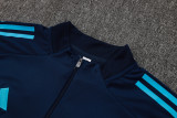 2025-26 ARS Royal blue Half Pull Tracksuit #B2519(半拉链）