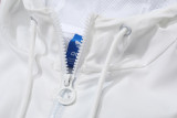 24-25 Flamengo White Windbreaker