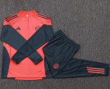 2025-26 Bayern Orange Kids Half Pull Tracksuit#E25120(童装)(半拉链)