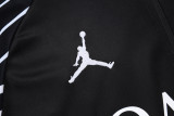 25-26 PSG Jordan Black Kids Half Pull Tracksuit #E25132(童装)(半拉链)