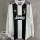 2018-2019 JUV Home Long Sleeve Retro Player Version Soccer Jersey (长袖)球员版
