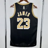 2022-23 LAKERS JAMES #23 Black Glory Edition Top Quality Hot Pressing NBA Jersey (荣耀版)
