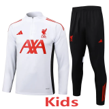 2025-26 LIV White Kids Half Pull Tracksuit #E2545(童装)(半拉链)