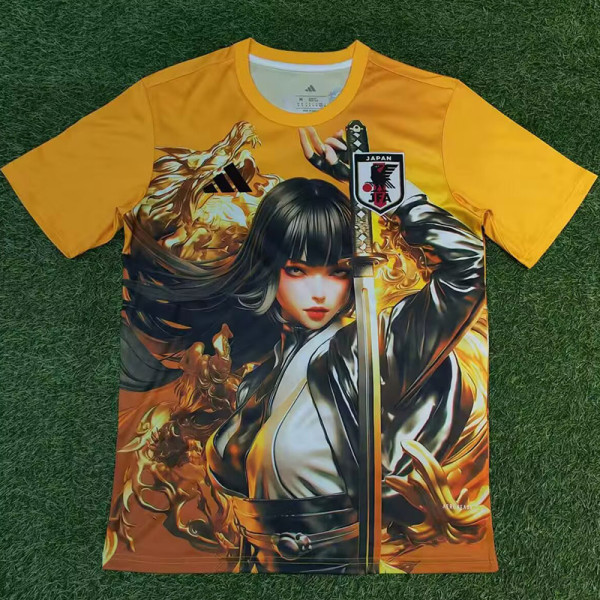 25-26 Japan Pink Orange Special Edition Fans Soccer Jersey